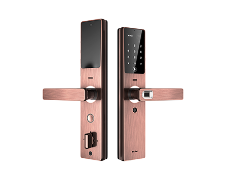 Wulian可視智能門鎖_半導(dǎo)體指紋開鎖，活體生物識別技術(shù)