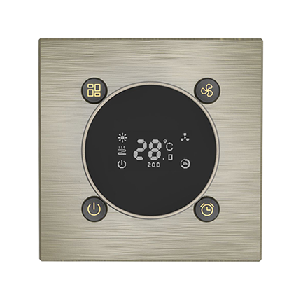 逸簡KNX智能旋鈕空調溫控面板(EJMT1)